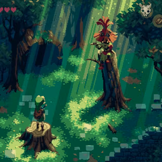 Zelda pixel art wallpaper