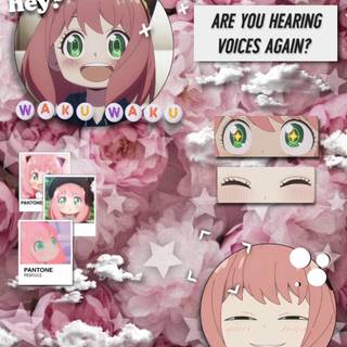 Anya Forger aesthetic wallpaper