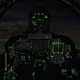 Jet cockpit night wallpaper
