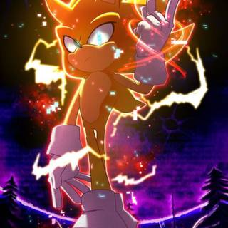 Super Sonic The Hedgehog wallpaper