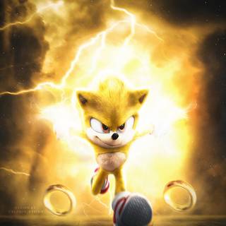 Super Sonic The Hedgehog wallpaper