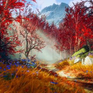 God of War landscape wallpaper