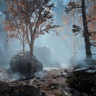 God of War landscape wallpaper