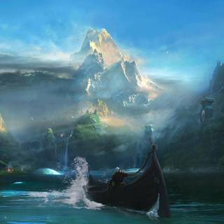 God of War landscape wallpaper