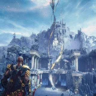 God of War landscape wallpaper