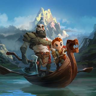 God of War landscape wallpaper