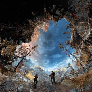 God of War landscape wallpaper