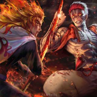 Kimetsu No Yaiba Akaza wallpaper