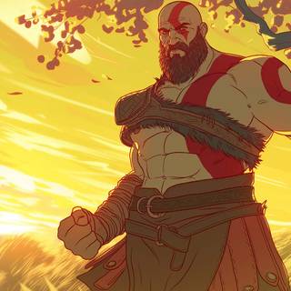 God of War landscape wallpaper