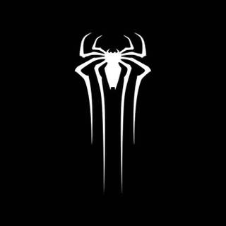 Black Spider-Man logo wallpaper