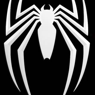 Black Spider-Man logo wallpaper
