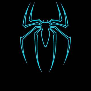Black Spider-Man logo wallpaper