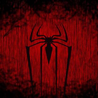 Black Spider-Man logo wallpaper