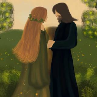 The Tale of Aragorn and Arwen wallpaper