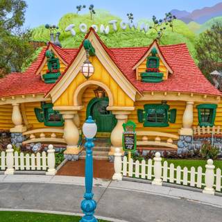 Mickey Mouse house wallpaper