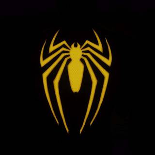 Black Spider-Man logo wallpaper