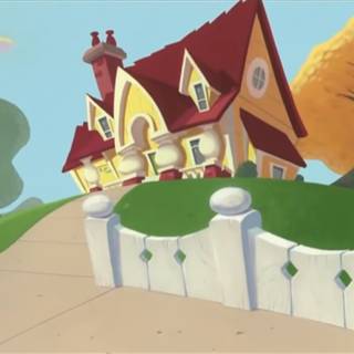 Mickey Mouse house wallpaper