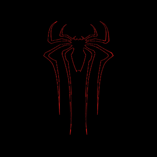 Black Spider-Man logo wallpaper