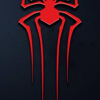 Black Spider-Man logo wallpaper