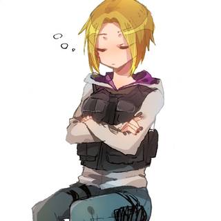 Monika IQ Weiss wallpaper