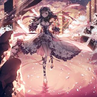 Monika IQ Weiss wallpaper