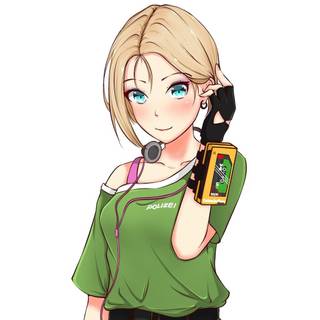 Monika IQ Weiss wallpaper