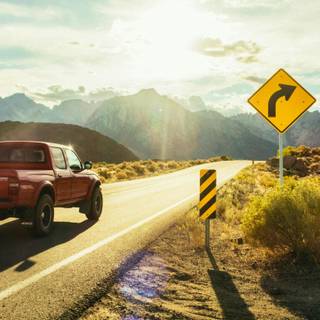 Country truck wallpaper