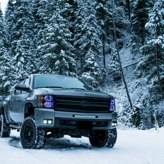 Country truck wallpaper