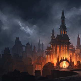 Goth castle wallpaper