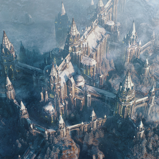 Goth castle wallpaper