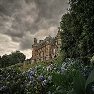 Goth castle wallpaper