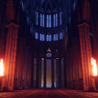 Goth castle wallpaper