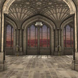 Goth castle wallpaper