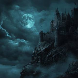 Goth castle wallpaper