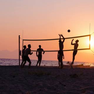 Beach volleyball wallpaper