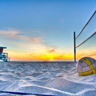 Beach volleyball wallpaper