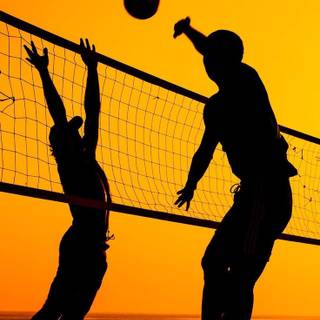 Beach volleyball wallpaper