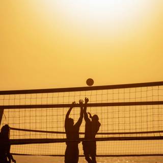 Beach volleyball wallpaper