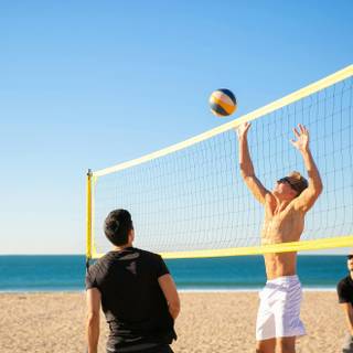 Beach volleyball wallpaper