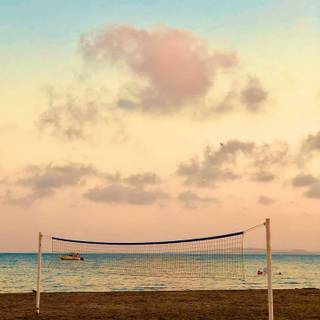 Beach volleyball wallpaper