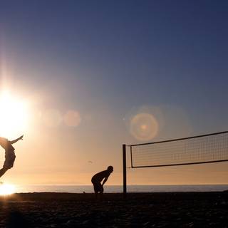 Beach volleyball wallpaper