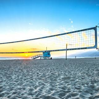 Beach volleyball wallpaper