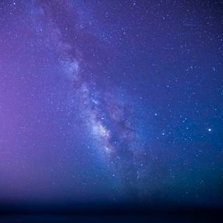 Purple night sky wallpaper