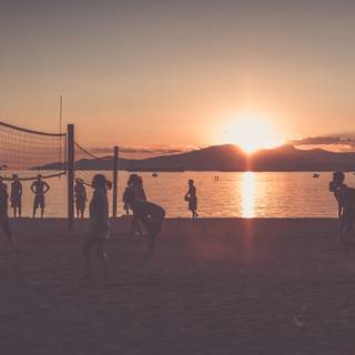 Beach volleyball wallpaper