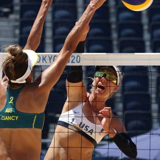 Beach volleyball wallpaper