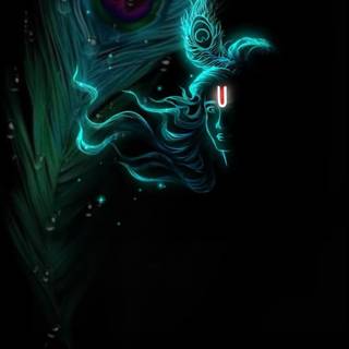 Dark Krishna wallpaper