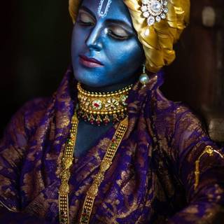 Dark Krishna wallpaper