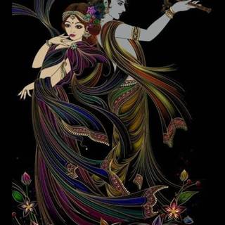 Dark Krishna wallpaper