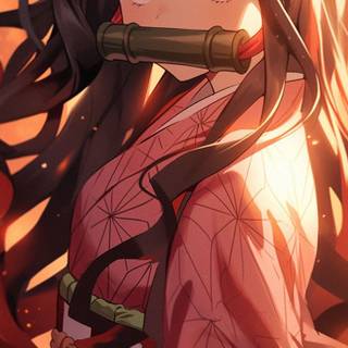 Nezuko phone wallpaper
