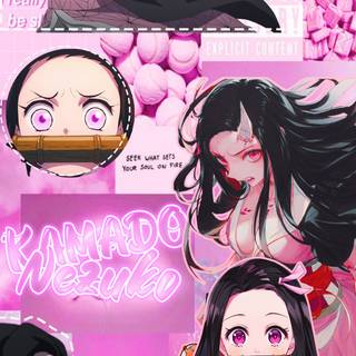 Nezuko phone wallpaper